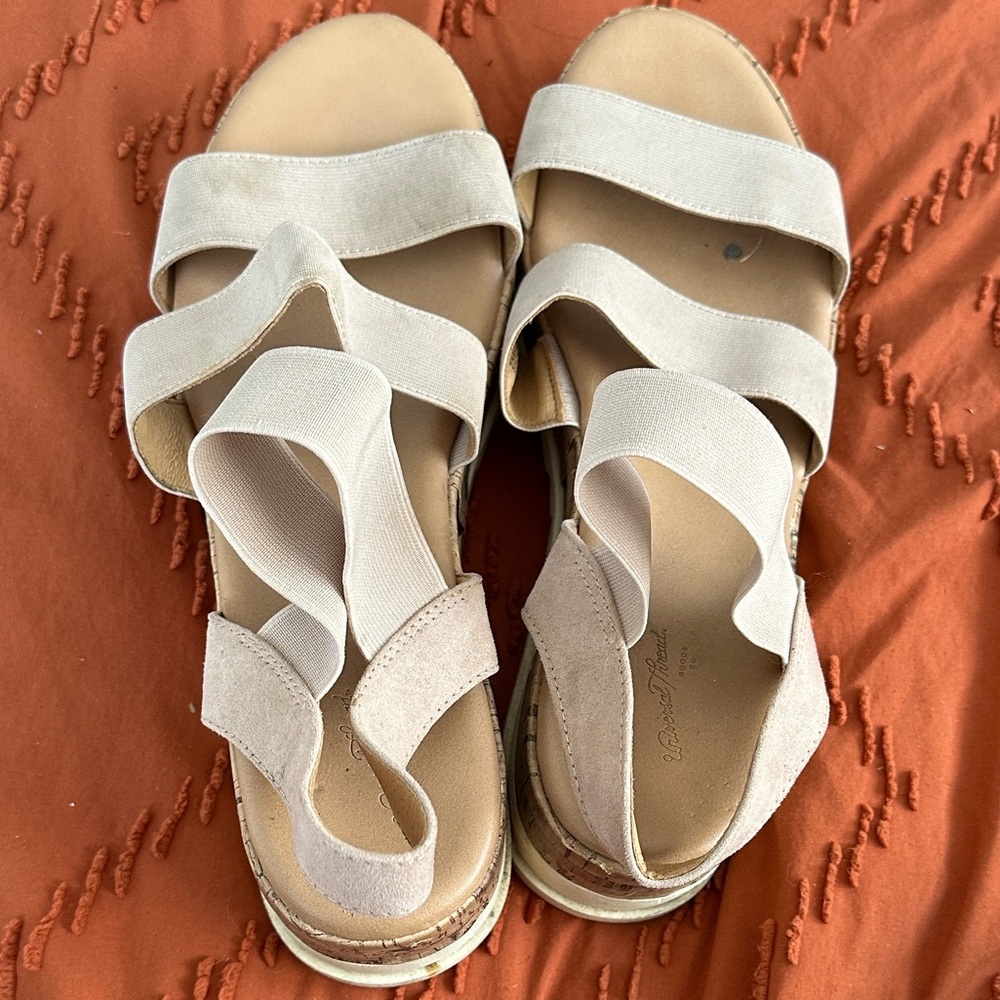 Women's Cream Sandals